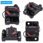 Waterproof Circuit Breaker Manual Reset Button Fuse Inverter for Car Marine Boat