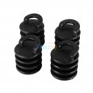 4Pcs Rubber Kayak Marine Boat Scupper Stopper Drain Holes Plugs Accessory Black