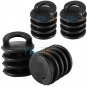 4Pcs Rubber Kayak Marine Boat Scupper Stopper Drain Holes Plugs Accessory Black