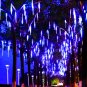 30/50cm LED Meteor Shower Rain Snowfall 8 Tubes Hanging Fairy Xmas Tree Light