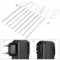 30/50cm LED Meteor Shower Rain Snowfall 8 Tubes Hanging Fairy Xmas Tree Light