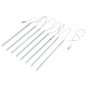 30/50cm LED Meteor Shower Rain Snowfall 8 Tubes Hanging Fairy Xmas Tree Light