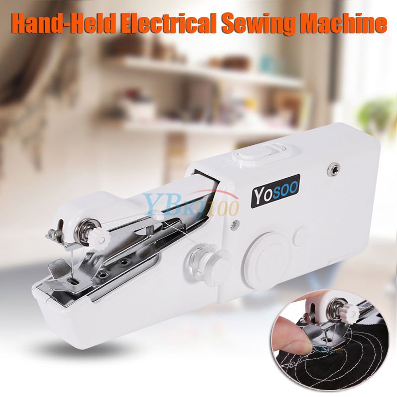 Portable Stitch Sew Hand Held Quick Sewing Machine Handy Cordless Repair