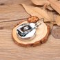60cm Retractable Pull Chain Recoil Key Ring Keychain Belt Clip Metal Card Holder