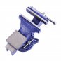 5/6" Bench Vise with Anvil Swivel Locking Base Table top Clamp Heavy Duty Steel