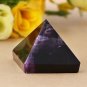Amethyst Crystal Pyramid Egyptian Carved Home Desk Decor Healing Stone Gift 30mm