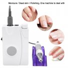 Portable Electric Nail Drill Machine Rechargeable Cordless Nail Polish Manicure
