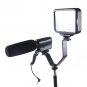 V Shape Triple Mount Hot Shoe Flash Bracket for Speedlite DSLR Camera Microphone
