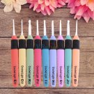 9 Sizes Led Light Up Crochet Hook Knitting Needles Weave Sewing Tool Accessories