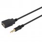Car USB 3.5mm Aux In Adapter Cable Radio Interface For Mazda 3 5 MX5 MPV RX8
