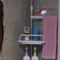4 Tier Adjustable Telescopic Bathroom Corner Shower Shelf Rack Caddy Organiser