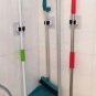 Kitchen Mop Broom Holder Wall Mounted Organizer Brush Storage Hanger Rack NEW