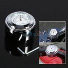 7/8" 1" Motorcycle Bike Handlebar Mount Thermometer For Harley/Cruiser/Chopper
