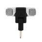 3.5mm Jack Mini External Microphone Mic Stereo Recorder For Samrt Cell Phones