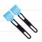 2 x Universal Bike Handle Bar Holder Mounting For Flashlight Torch Black Hot