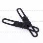 2 x Universal Bike Handle Bar Holder Mounting For Flashlight Torch Black Hot