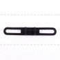 2 x Universal Bike Handle Bar Holder Mounting For Flashlight Torch Black Hot