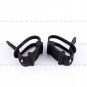 2 x Universal Bike Handle Bar Holder Mounting For Flashlight Torch Black Hot