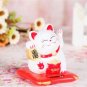 Solar Powered Waving Cat Good Luck Wealth Welcoming Cats Home Display Car Decor