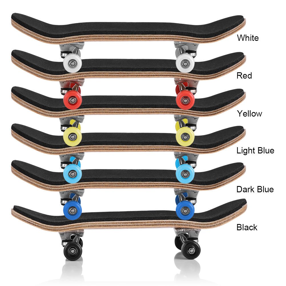 28mm Wooden Skateboard Maple Tech Deck Relive Stress Toy Kids Gifts