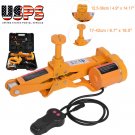 Automotive Electric Scissor Car Jack Lift Garage 125mm-420mm 3Ton+Wrench W/Case