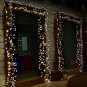 400LED Globe Bulb Ball Xmas String Curtain Lamp Fairy Lights Pink White Decor US