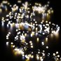 400LED Globe Bulb Ball Xmas String Curtain Lamp Fairy Lights Pink White Decor US