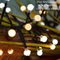 400LED Globe Bulb Ball Xmas String Curtain Lamp Fairy Lights Pink White Decor US