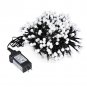 400LED Globe Bulb Ball Xmas String Curtain Lamp Fairy Lights Pink White Decor US