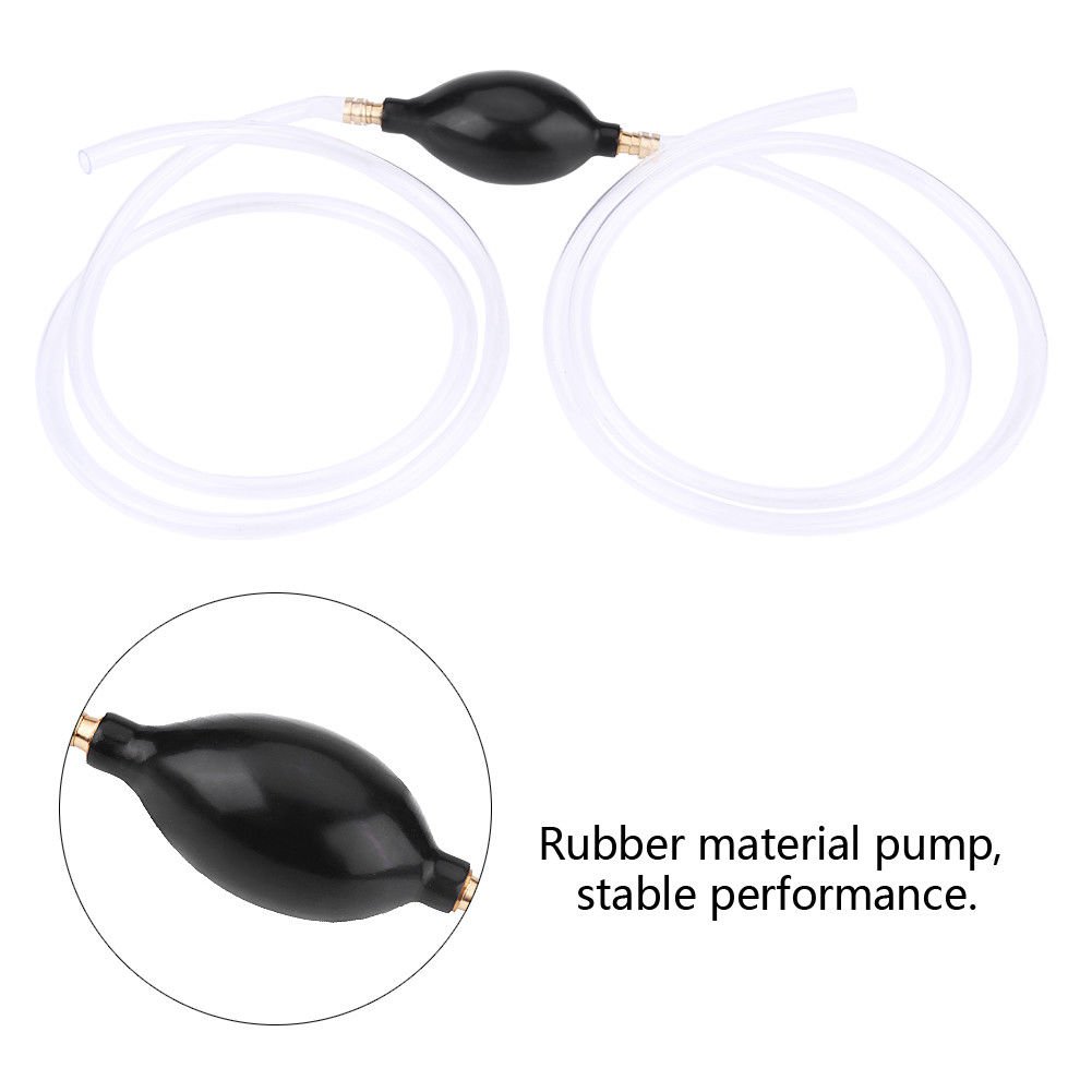 Manual Hand Siphon Pump House Fuel Gas Diesel Water Liquid Pool Fish Transfer EL