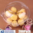 200x Clear Cupcake Muffin Carrier Box For Wedding Party Birthday Decor XMAS Gift