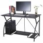 Home Office PC Corner Computer Desk Laptop Table Workstation Furniture Black US