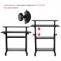 Computer Desk PC Laptop Wood Table Black Wooden Study Home Office Furniture US
