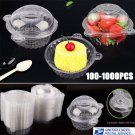 Wholesale 100 Wedding Favor Boxes Transparent PVC Cube Cake Gift Candy Clear Box