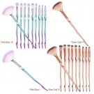 10PCS Makeup Powder Eyeshadow Contour Blush Blending Brushes Eye Lip Cosmetic LY