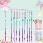 10PCS Makeup Powder Eyeshadow Contour Blush Blending Brushes Eye Lip Cosmetic LY