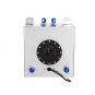 10GALLON LIGHTWEIGHT Silver COAT ALUMINUM RACE DRIFT FUEL CELL TANK+LEVEL SENDER