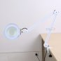 5X Desk Table Clamp Mount Magnifier Lamp Light Magnifying Glass Lens Diopter