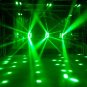 2PCS 8 LED Spider Moving Head Stage Lighting Beam RGBW DMX Disco Club DJ Lights