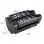 2PCS 8 LED Spider Moving Head Stage Lighting Beam RGBW DMX Disco Club DJ Lights