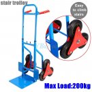 Hand Trolley 200Kg Sack Truck Hand Sack Barrow Trolley Stair Climber Cart US