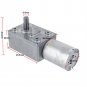 Reversible High Torque Turbo Worm Geared Motor DC 12V Reduction Motor 2-100RPM