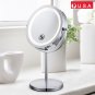 Desktop Beauty Makeup Mirror with Light Sided Magnifying Cosmetic Lighted Mirror