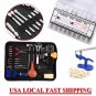 Watch Repair Tool Kit Opener Link Remover Spring Bar Hammer + Back Case Press