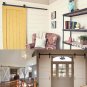6/6.6FT Modern Antique Style Sliding Barn Wood Door Hardware Closet Track Set