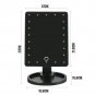 22 LED Makeup Mirror Touch Screen Lighted Cosmetic Mirror+10x Magnifying Mirror