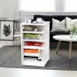 White Night Stand End Table Bedroom Furniture Bedside Shelf Bookcase Nightstand