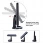 Makeup Tri-sided Foldable 1/2/3X 180°Lighted Tabletop 22LED Beauty Vanity Mirror