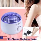 Wax Kit Heater Pot Salon Waxing Hair Removal w/100g Brazilian Hot Wax Bean USA