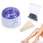 Wax Kit Heater Pot Salon Waxing Hair Removal w/100g Brazilian Hot Wax Bean USA
